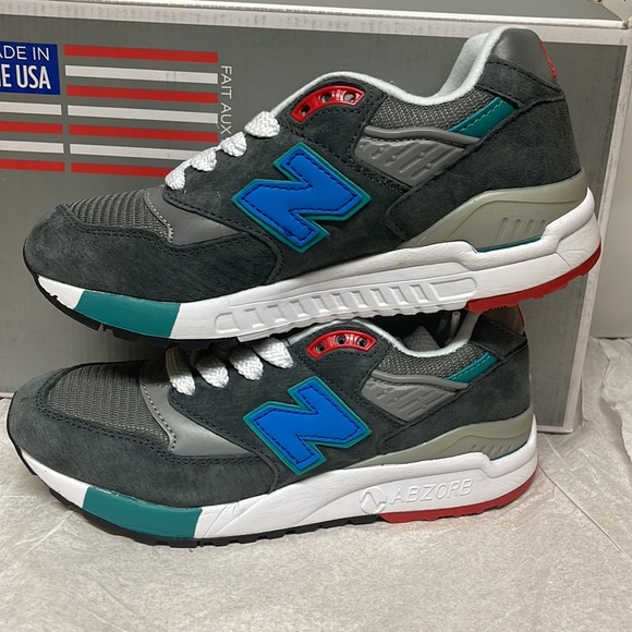 BNIB New Balance 998 Woman's Gray/Blue size 5.5 (4) - Picture 4 of 7